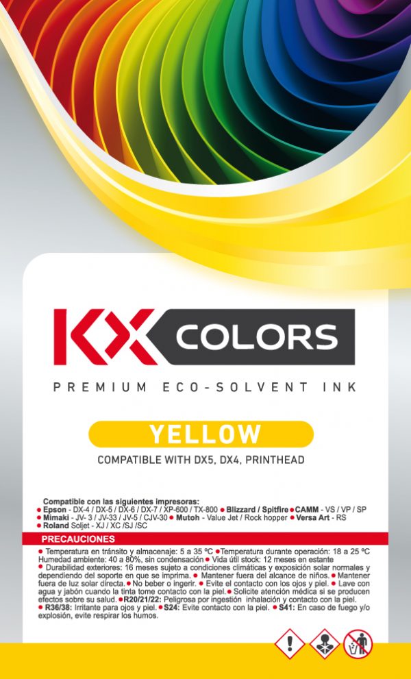 Tinta Ecosolvente KXcolors - Imagen 4