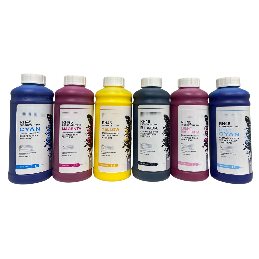 Tinta Ecosolvente KXcolors RH45 Ecosolvent Ink 1 litro - Imagen 2